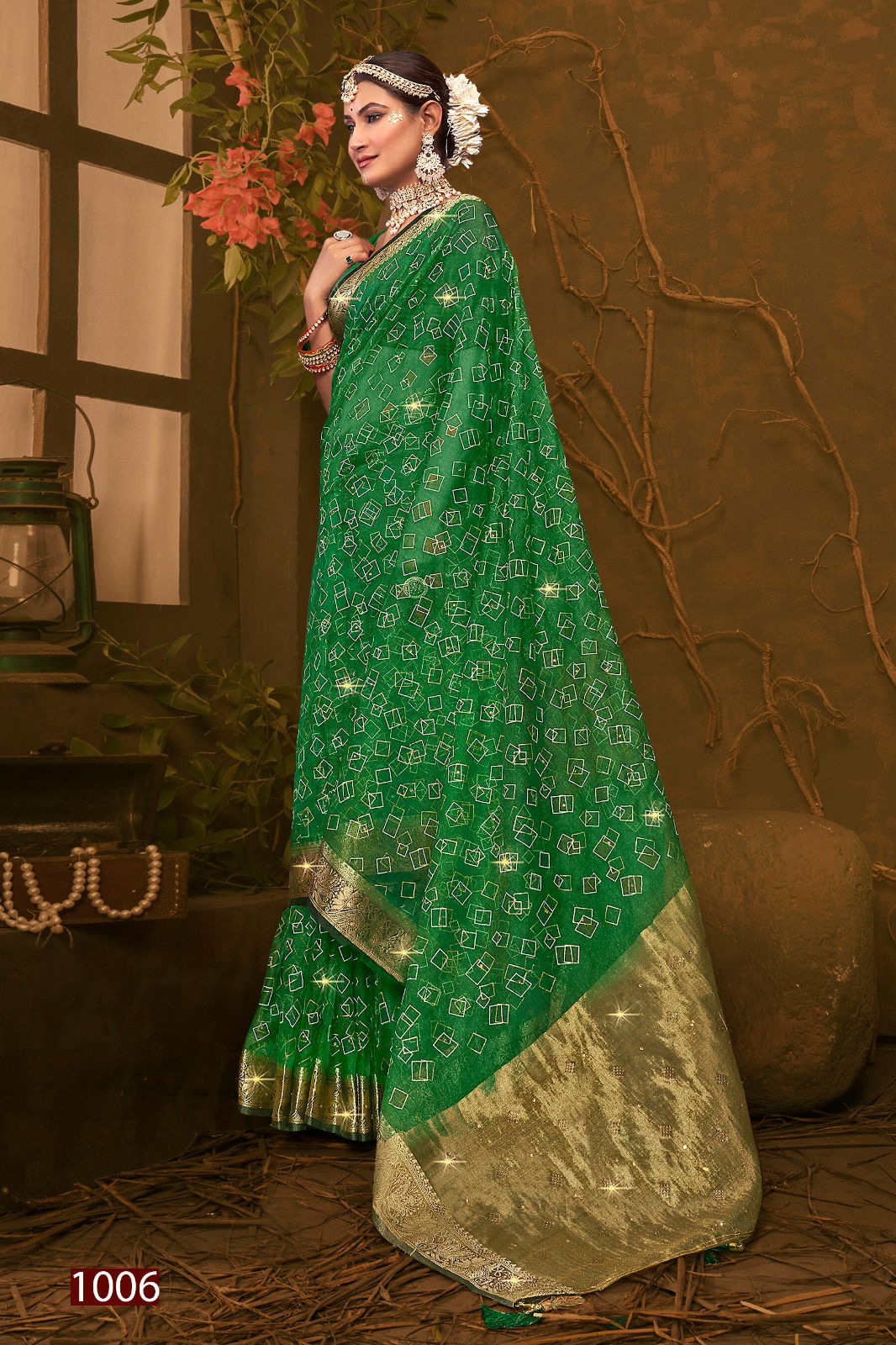 Imperial Gold Vol 1 By Saroj Khadi Organza Designer Sarees Wholesale Online
